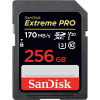 Карта памяти Sandisk Extreme Pro SDXC Card 256GB V30 UHS- I U3