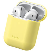 Чехол Baseus Case для Apple Airpods Желтый